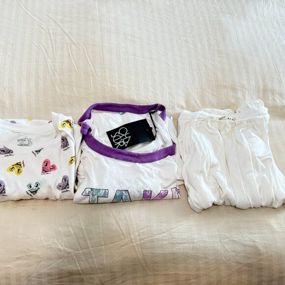 3 X Authentic CHASER USA - Max Studio - Uniqlo Women's White Shirt Top Sz.S - M - Picture 1 of 13